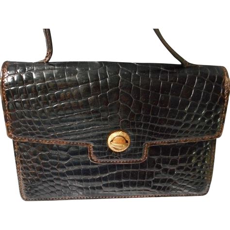 gucci vintage alligator handbag|gucci alligator wallet.